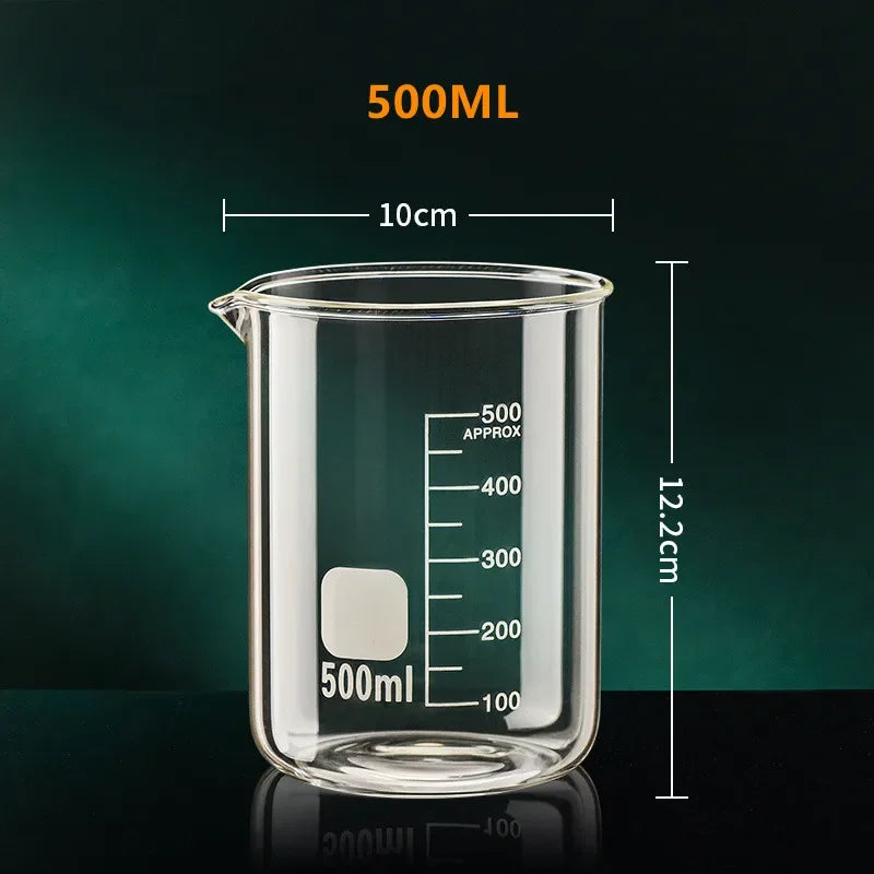 50/100/150/250/500/1000ml Glass Measuring Cup Clear