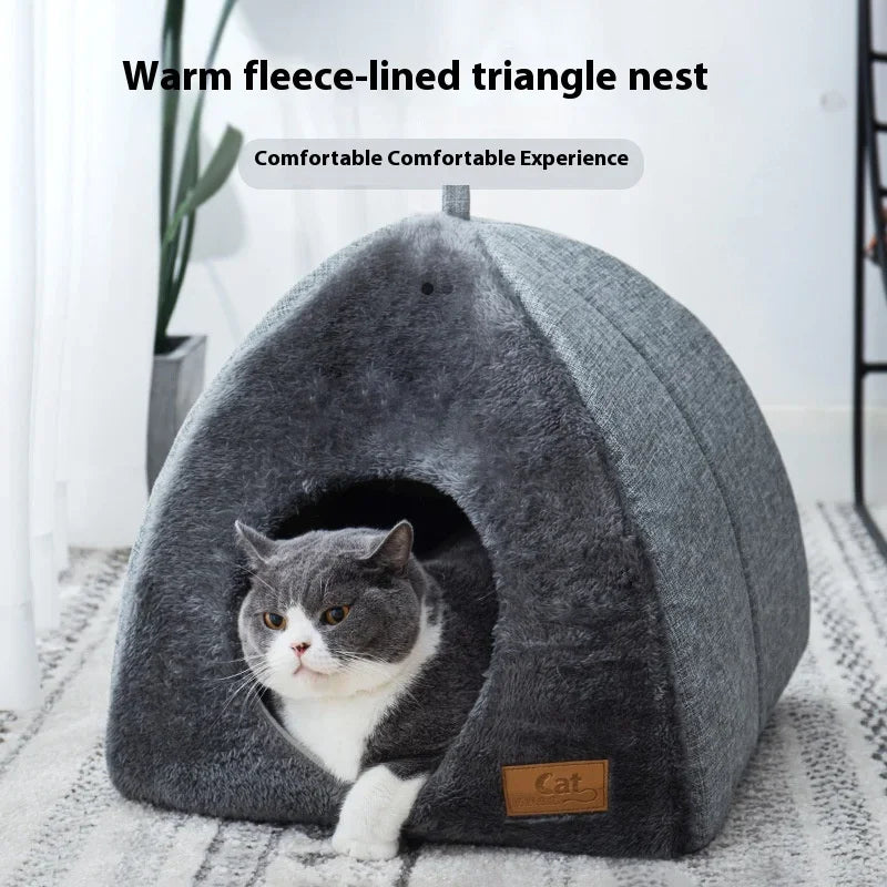 New Triangle Cat Nest Closed