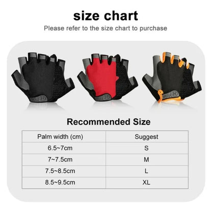 Fingerless Gym Training Gloves for Men's