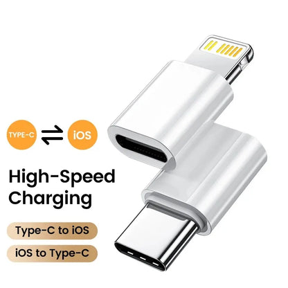 USB C To Lightning Adapter For iOS Male to Type C Female Converter for iPhone