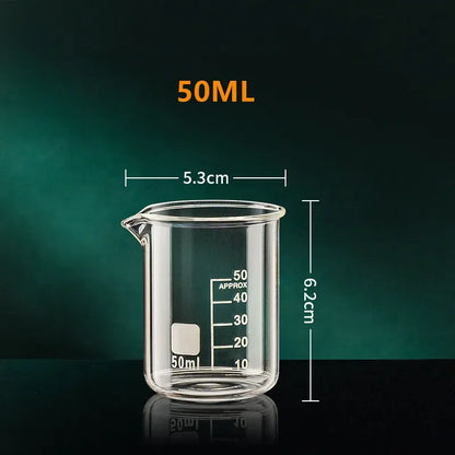 50/100/150/250/500/1000ml Glass Measuring Cup Clear