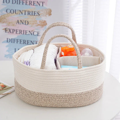 Baby Diaper Storage Basket