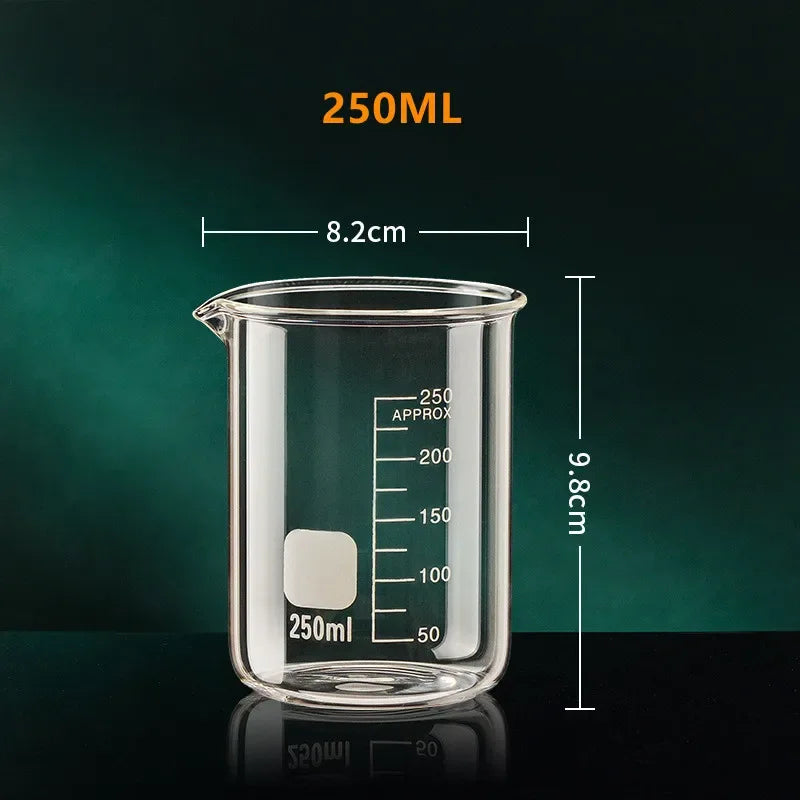 50/100/150/250/500/1000ml Glass Measuring Cup Clear